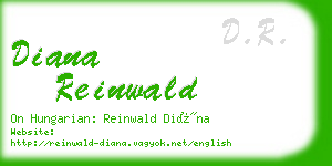 diana reinwald business card